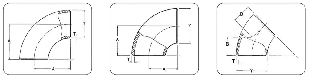 Lean Duplex-steel-2101-buttweld-fitting-dimensions
